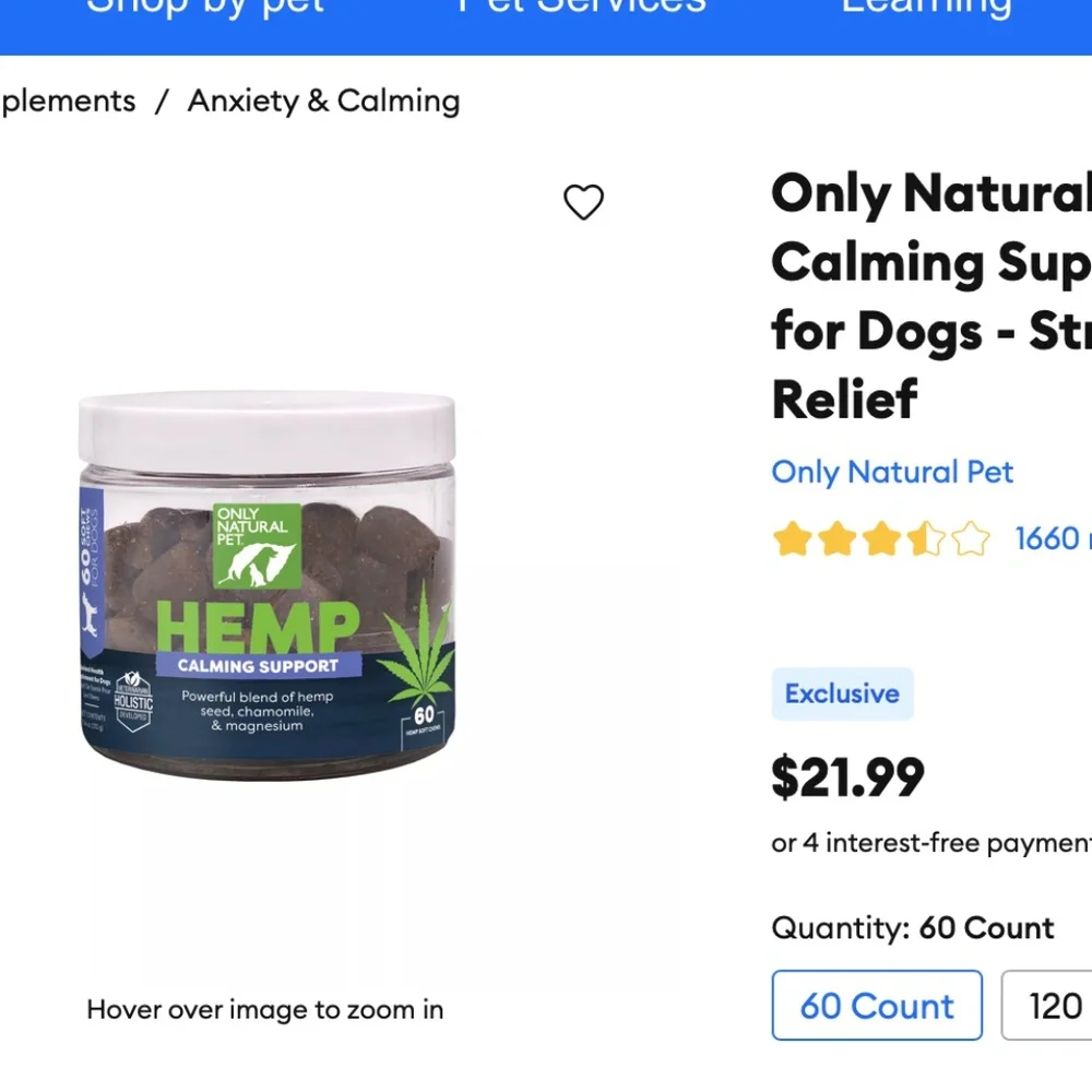 (2-Pack) Calming Dog Chews